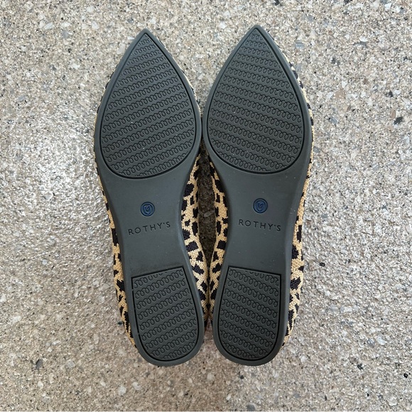 Rothy’s | The Point Leopard Print Pointed Flats - Picture 4 of 7